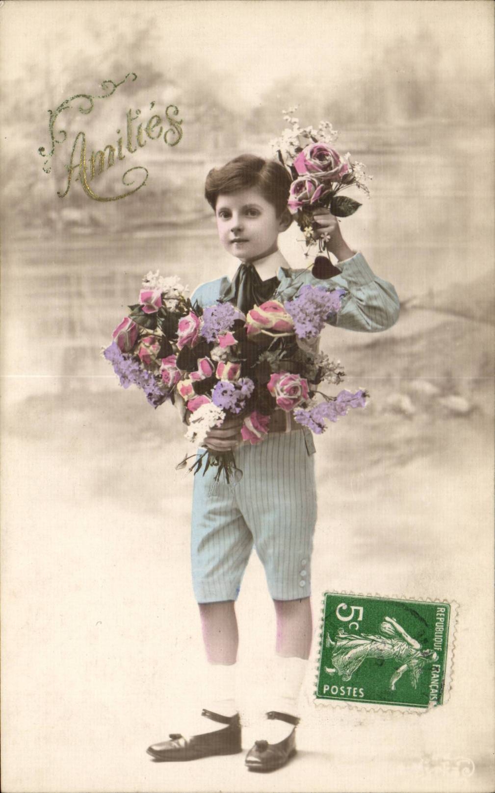 CPA Fantaisie Enfant Garcon