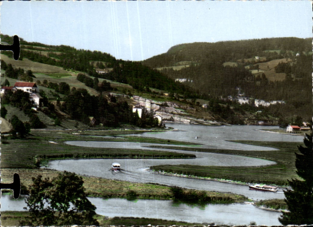 Villers-le-Lac — Les Lacets du Doubs à l'entrée du Lac — CPAPHIL n°143