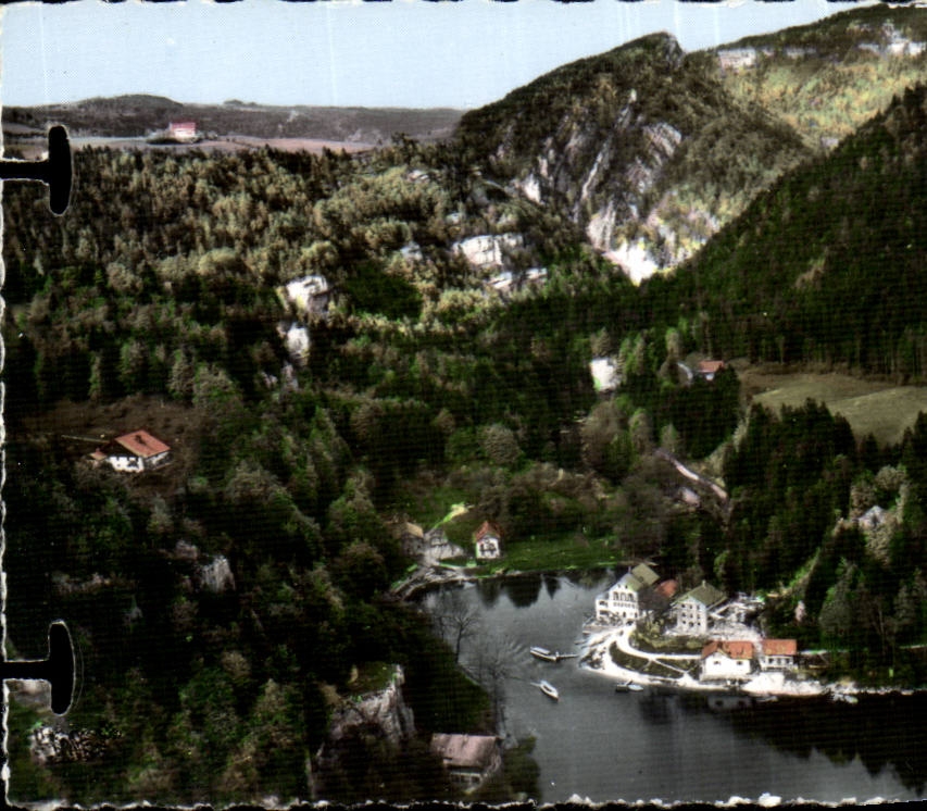 Villers-le-Lac (Doubs) — Terminus des Bassins vu du Châtelard — CPAPHIL 155