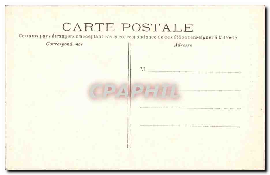 Paris CPA Eglise notre Dame La chimere — Verso