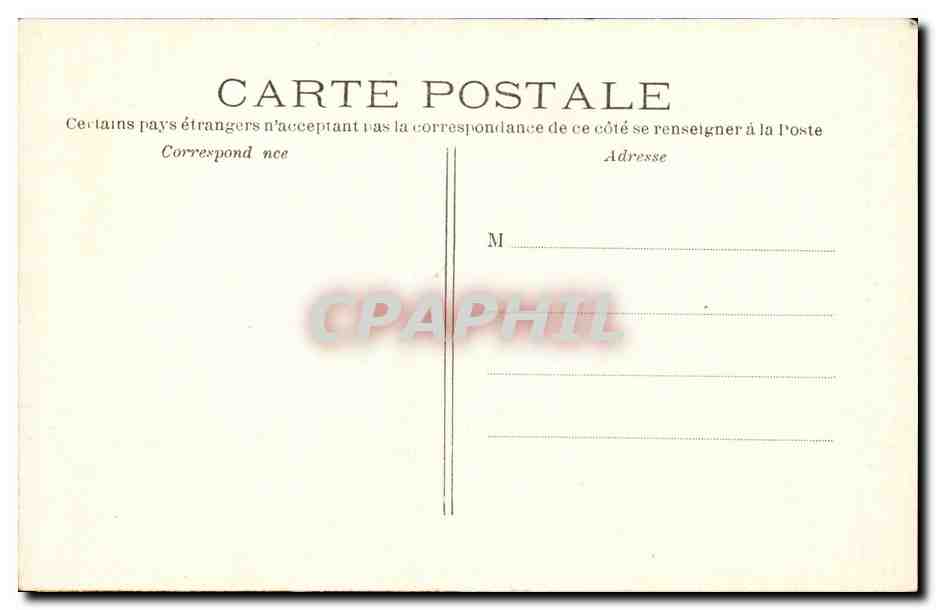 Paris CPA Eglise notre Dame La chimere — Verso