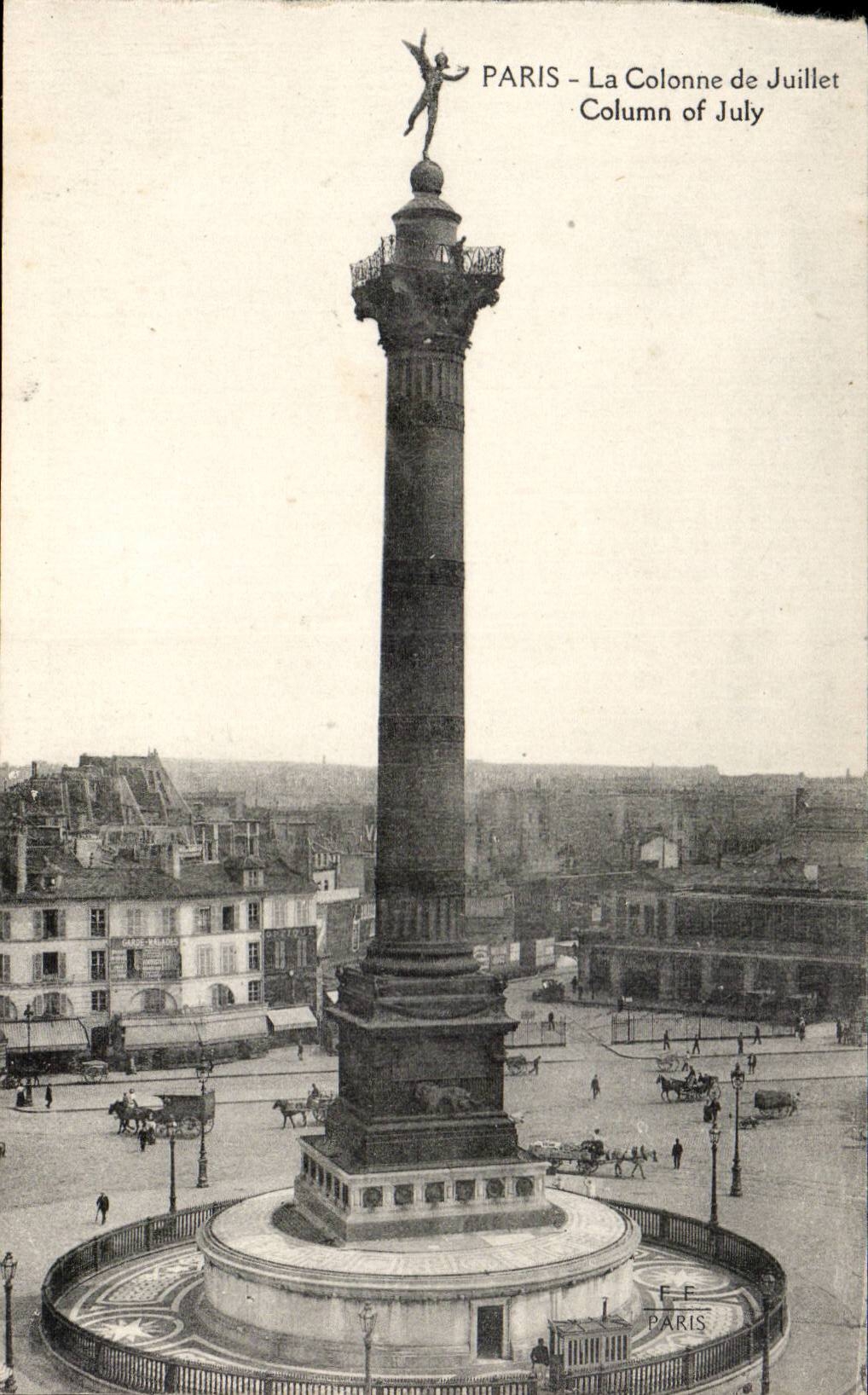Paris CPA Colonne de Juillet