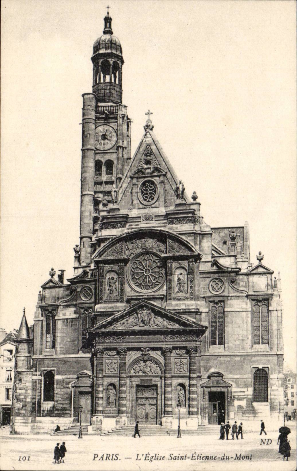 Paris CPA Eglise Saint Etienne du Mont