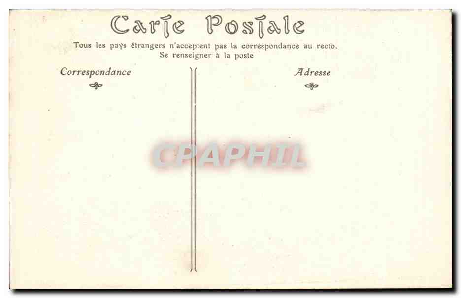 Paris CPA Eglise Saint Etienne du Mont — Verso