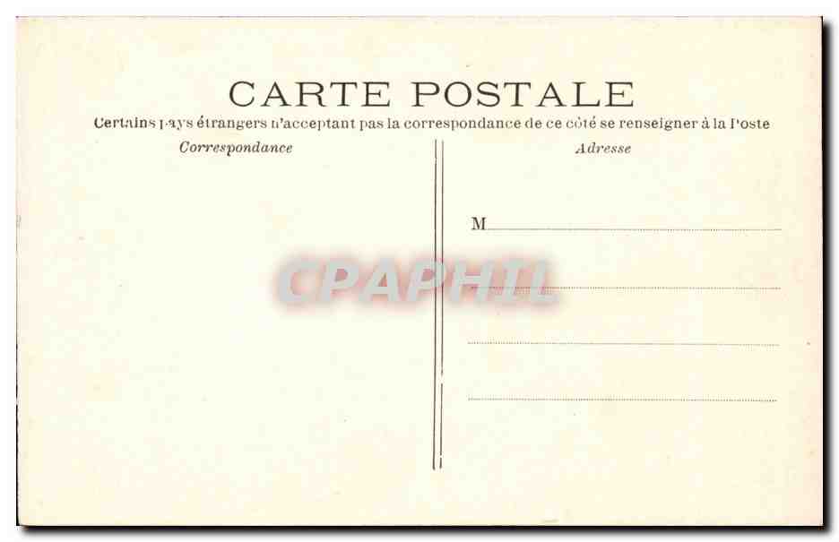 Paris CPA Eglise Botre DAme Chimere — Rückseite