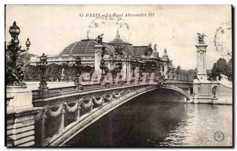 Paris CPA Pont Alexandre III