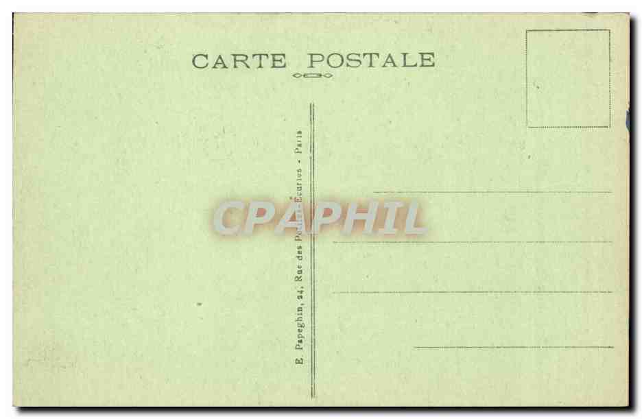 Paris CPA Trocadero — Rückseite