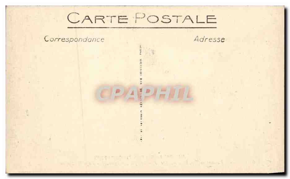 Paris CPA Musee des Arts DEcoratifs Devant coffre bois sculpte France Legs Peyre — Rückseite