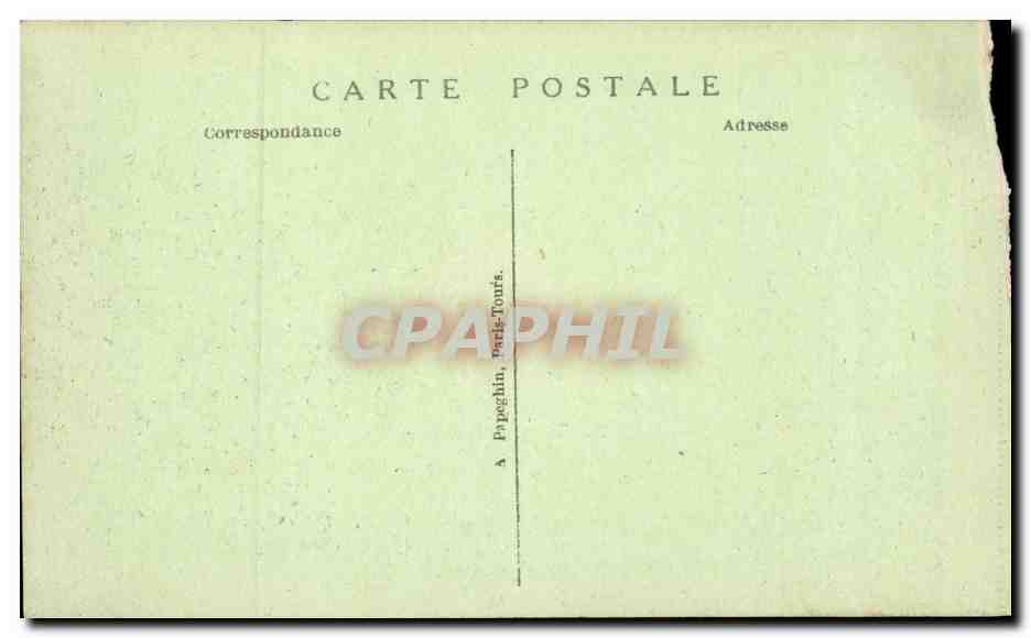 Paris CPA Fontaine CArpeaux Jardin du Luxembourg — Verso