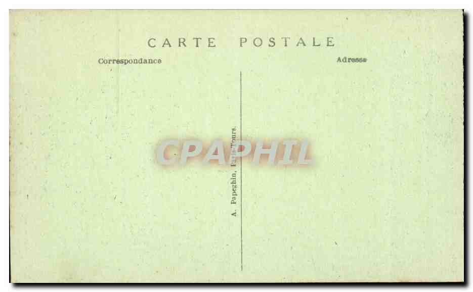 Paris CPA rue Soufflot et le Pantheon — Rückseite