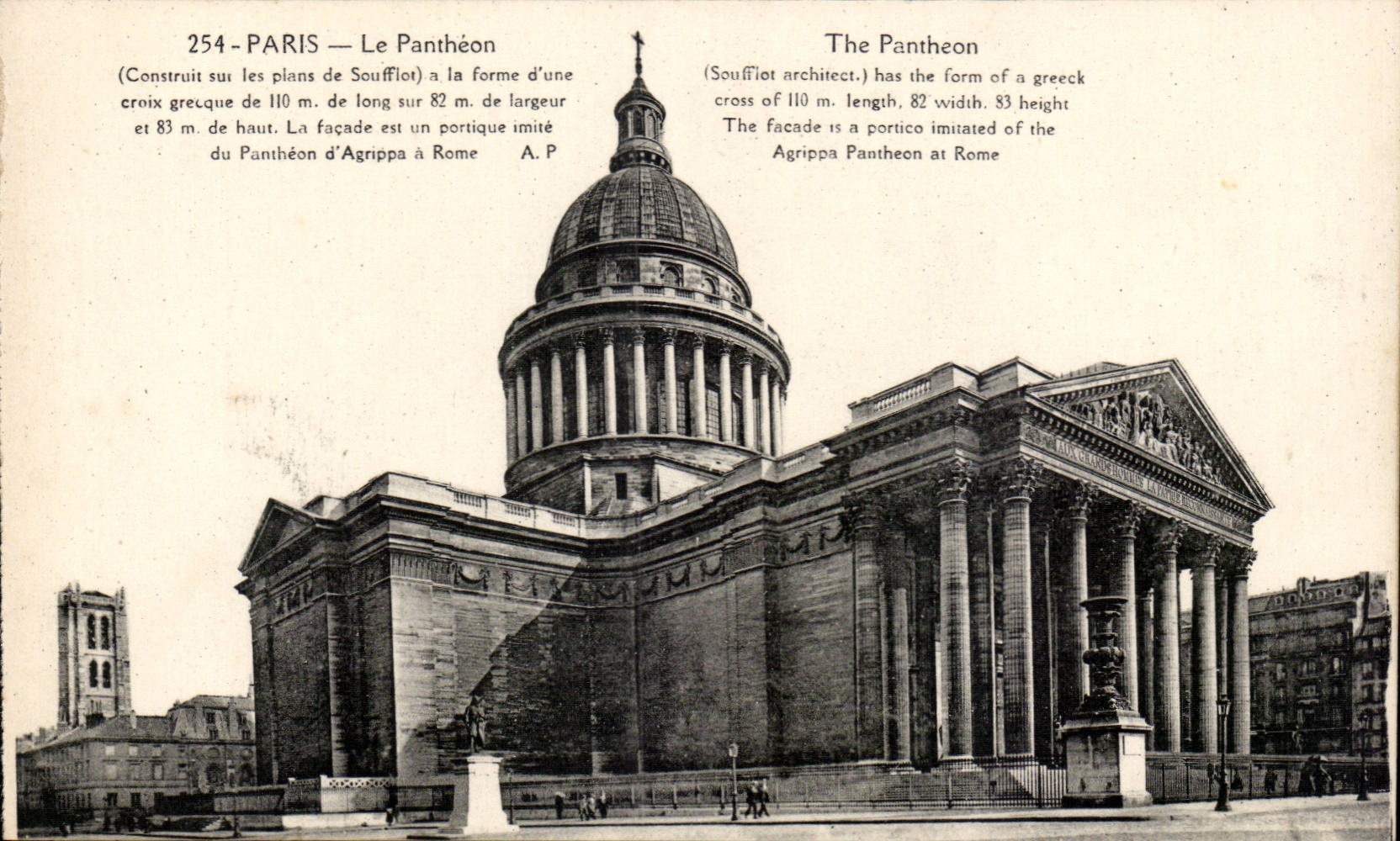 Paris CPA Pantheon