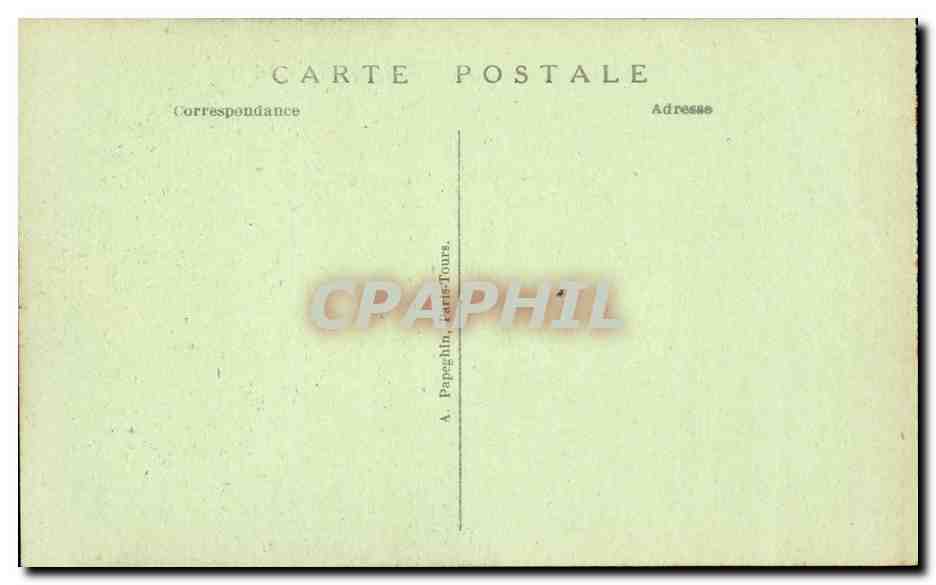 Paris CPA Place du Chatelet Theatre Srah Bernhardt et tout Saint Jacques — Verso