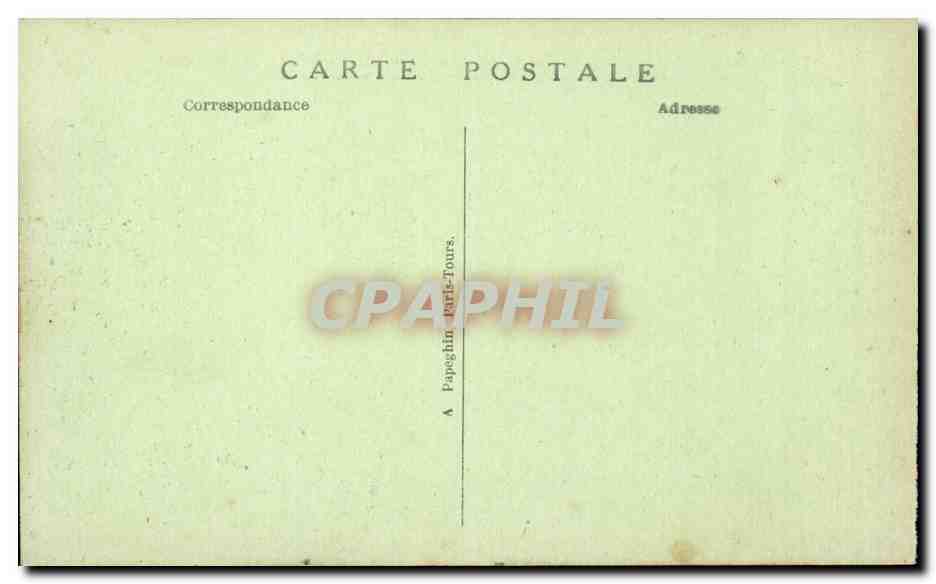 Paris CPA Chambre des deputes — Rückseite