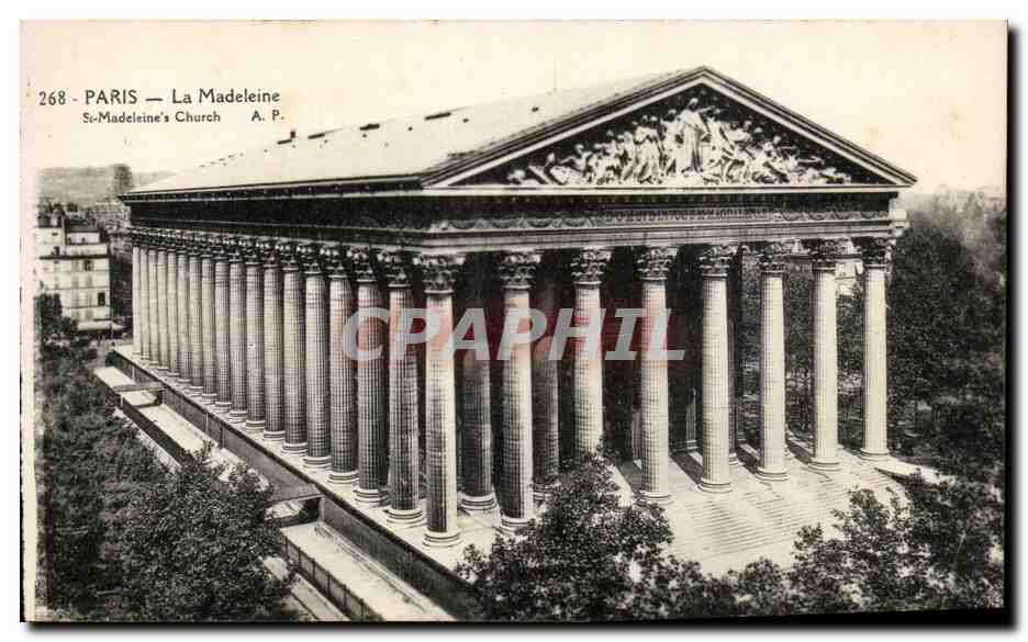 Paris CPA La madeleine