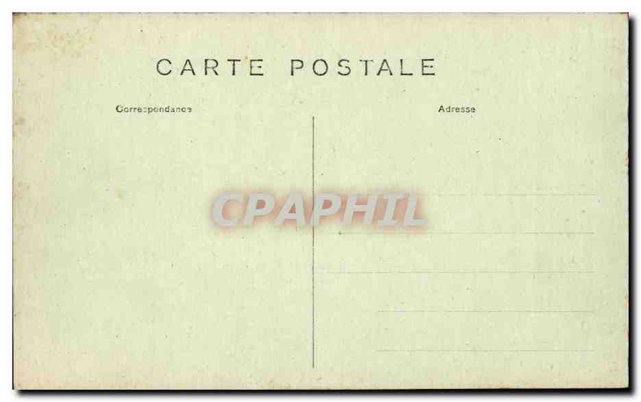 Paris CPA Hotel de ville — Rückseite