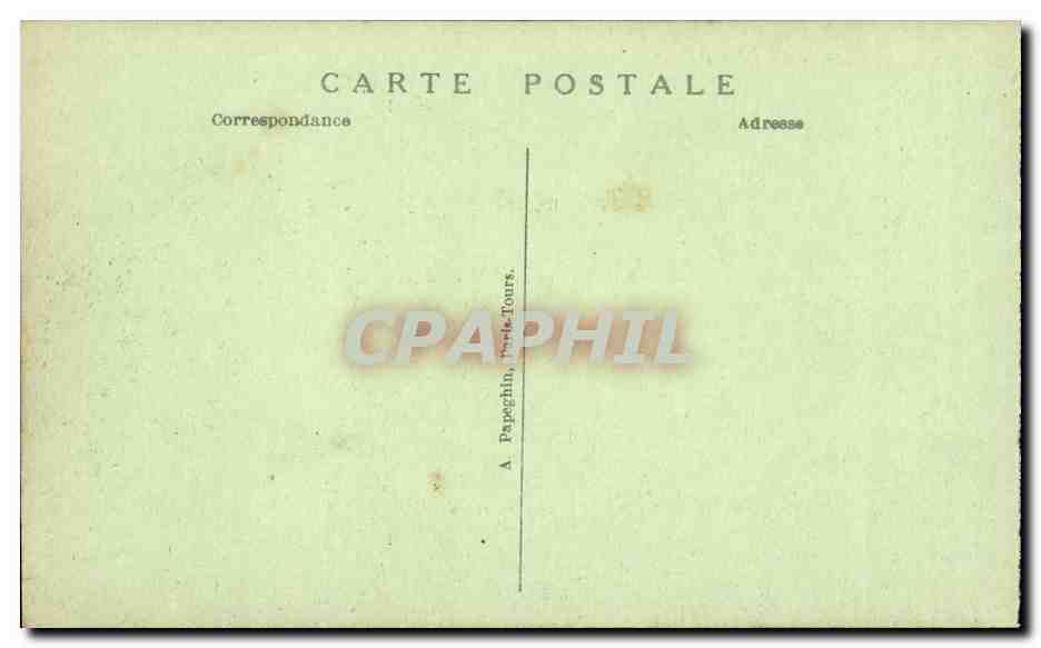 Paris CPA Place de la Concorde Les fontaines de l'obelisque — Verso
