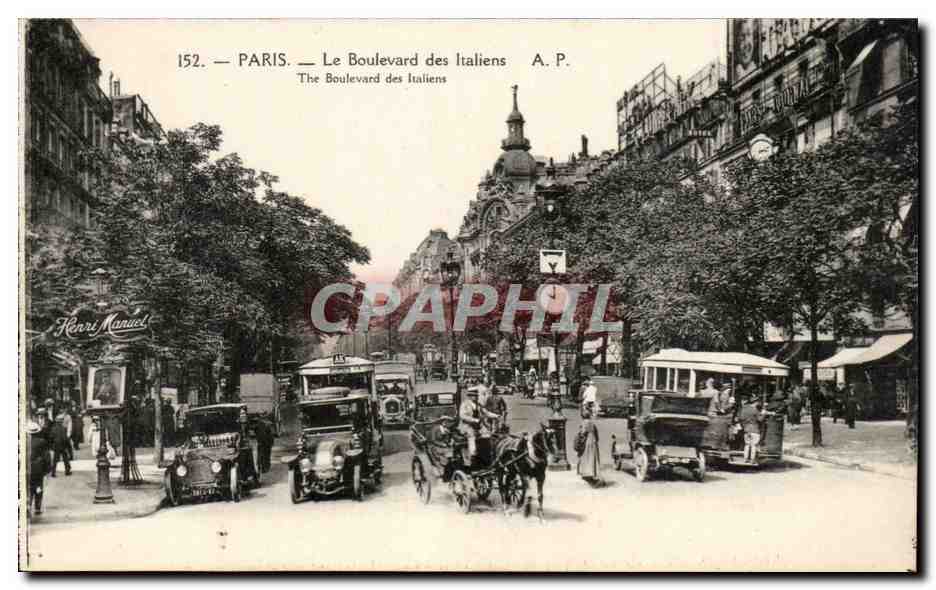Paris CPA Boulevard des italiens