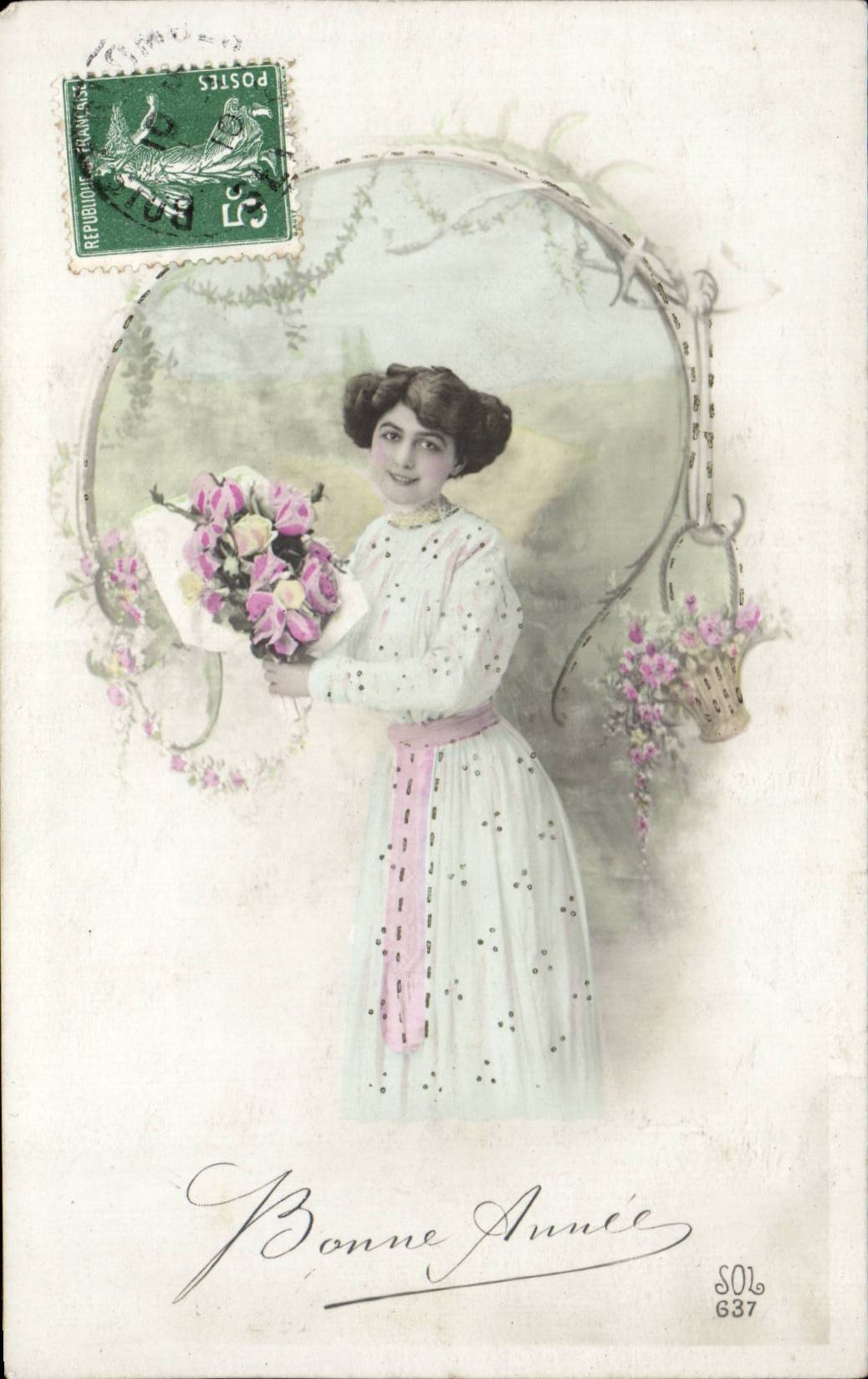 CPA Fantaisie Femme