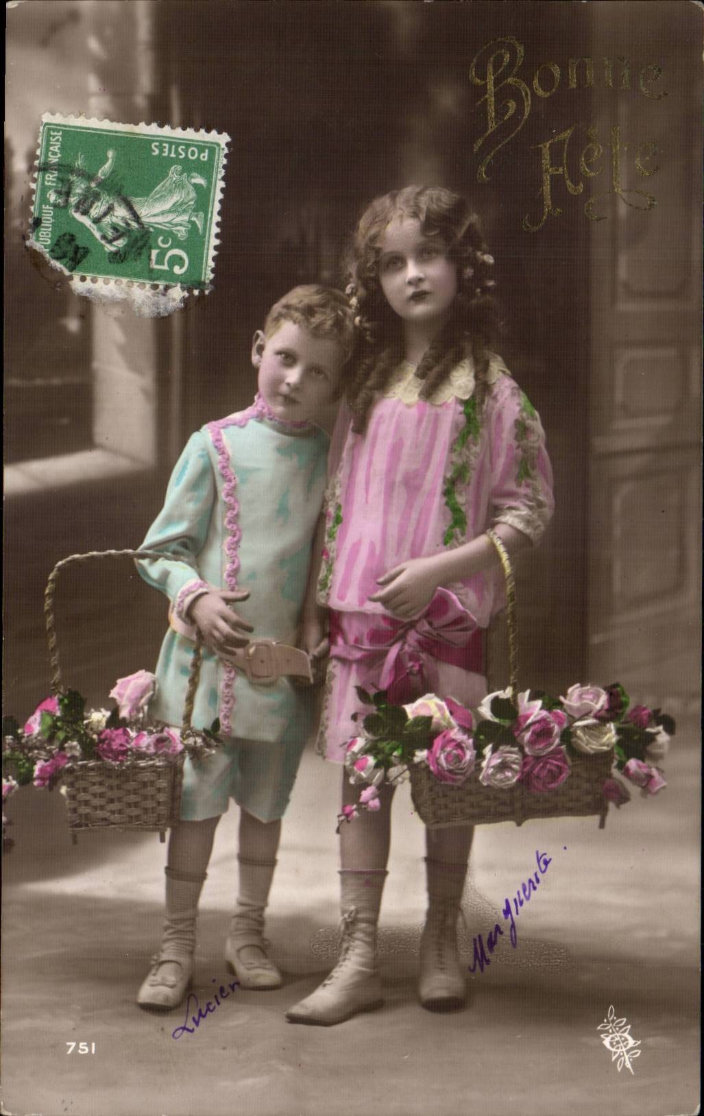 CPA Fantaisie Enfants