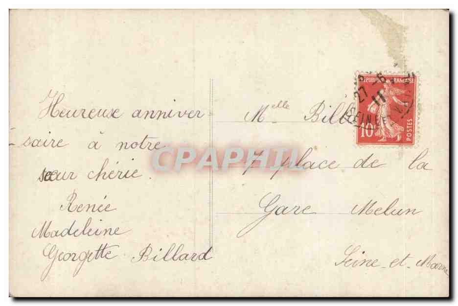 CPA Fantaisie Enfant  — Verso