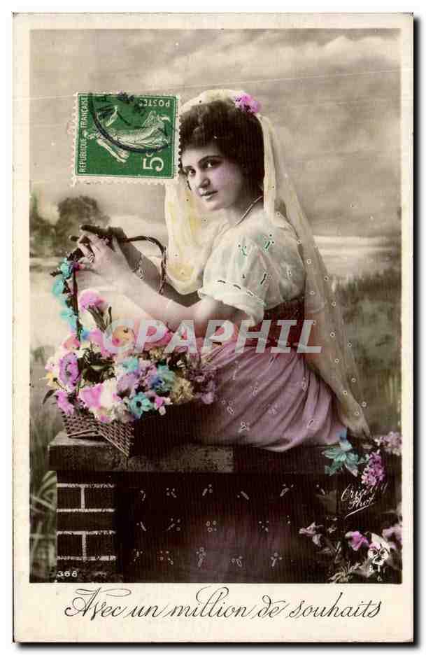 CPA Fantaisie Femme
