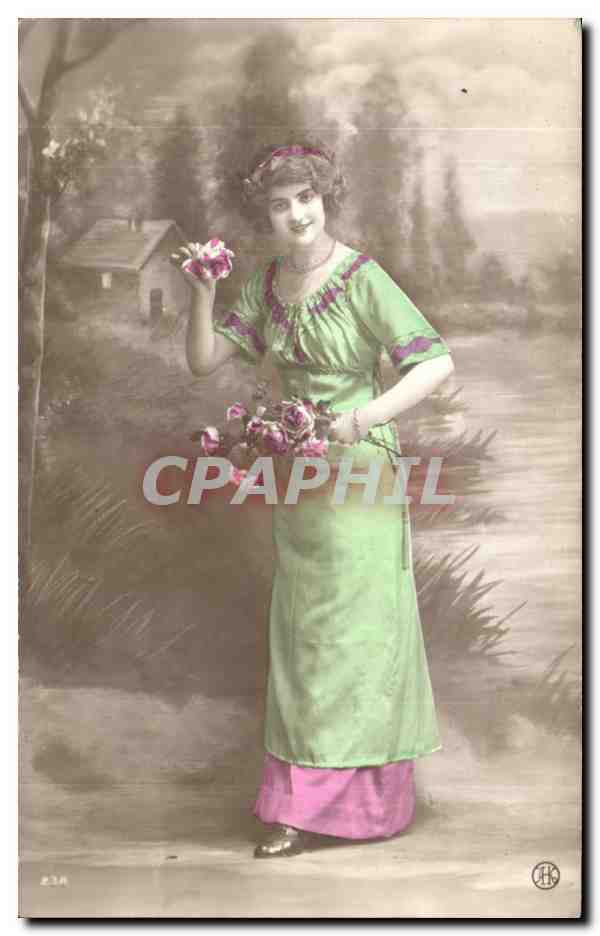 CPA Fantaisie Femme