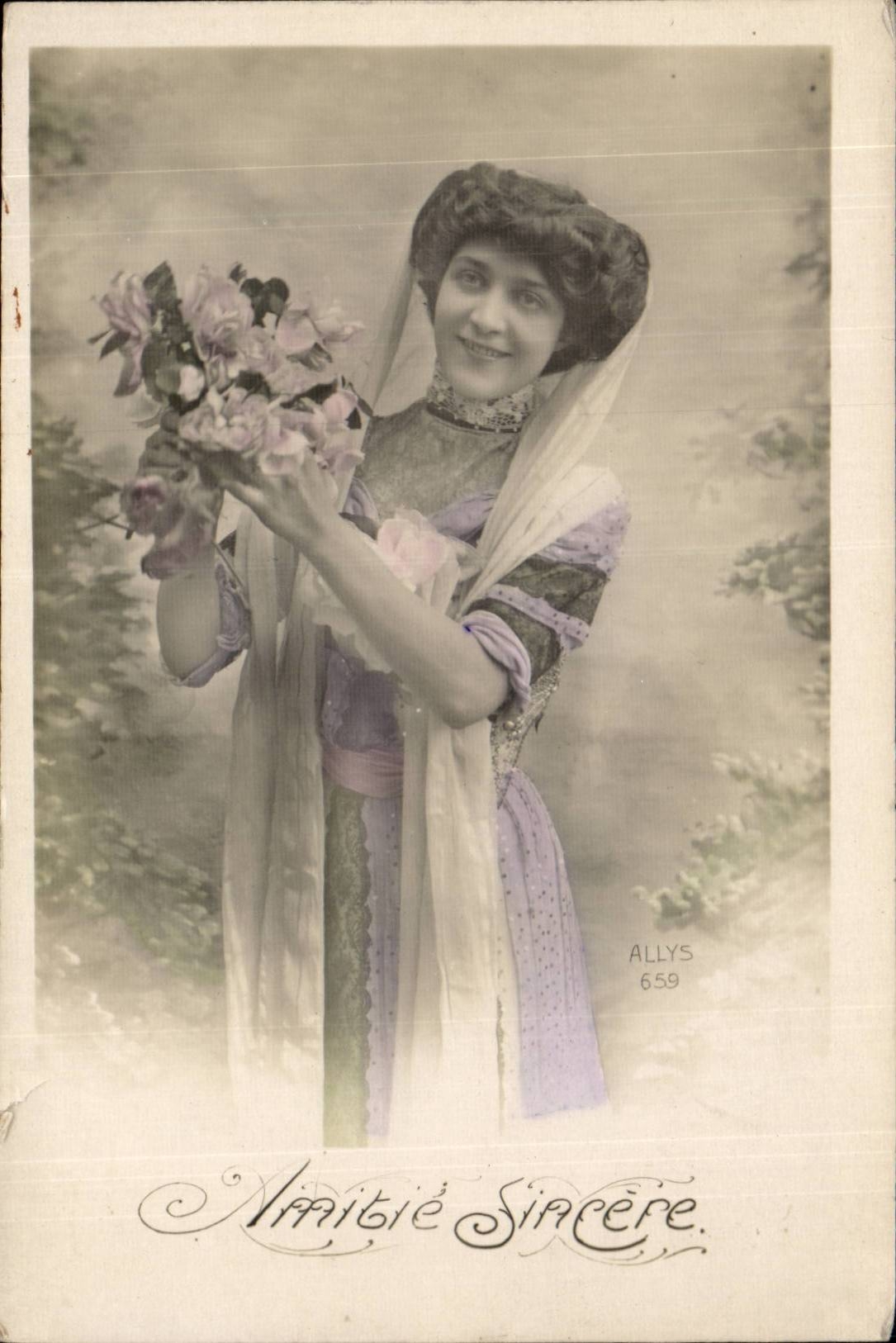 CPA Fantaisie Femme