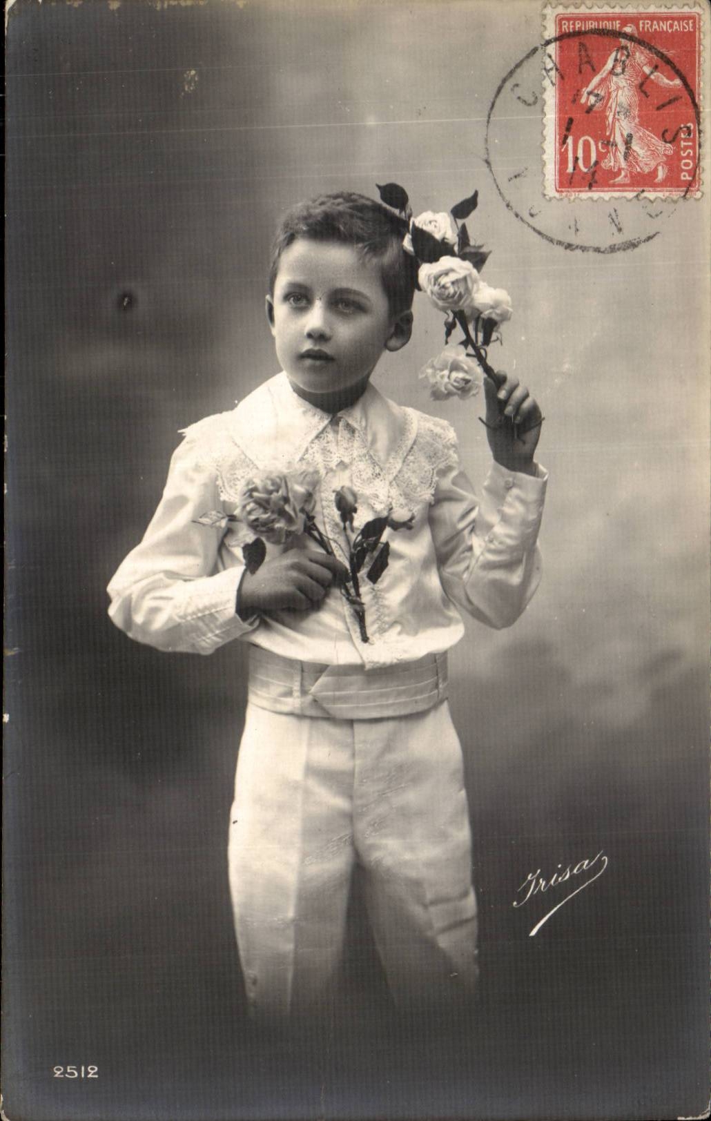 CPA Fantaisie Enfant Garcon