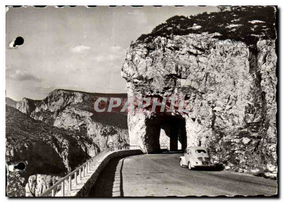 Gorges du Verdon CPA Le tunnel du Fayet