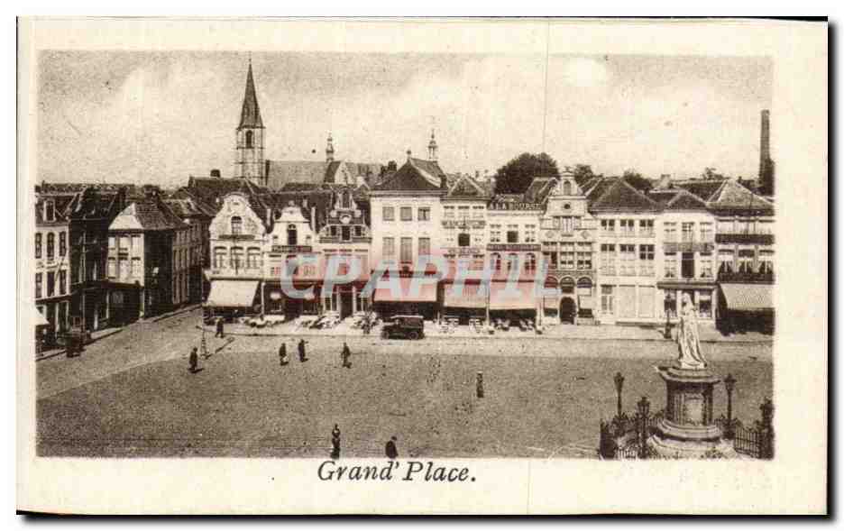 Belgique Malines CPA Grand place