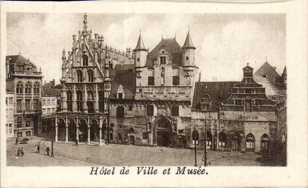 Belgique Malines CPA Hotel de ville et musee