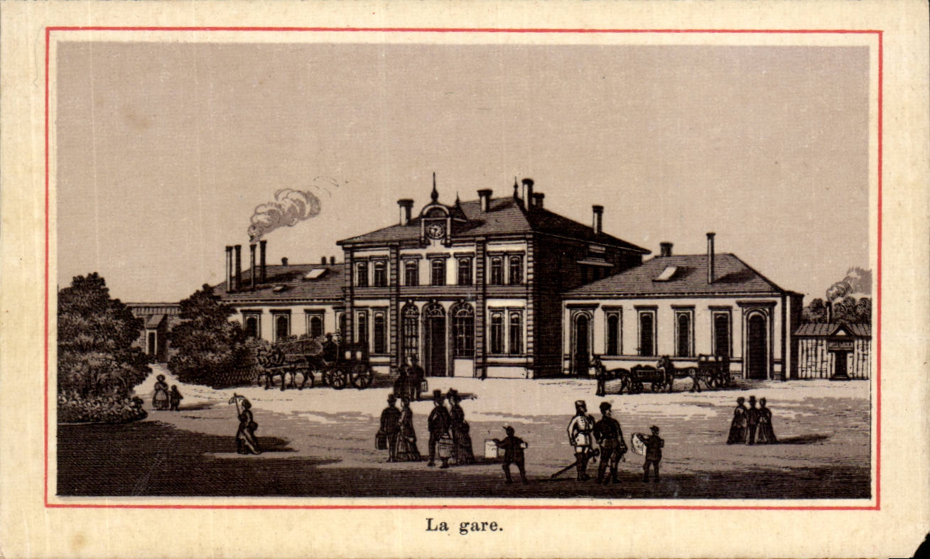 Belfort CPA La gare