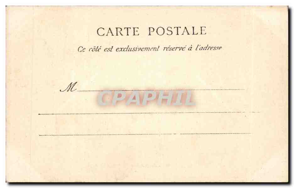 CPA Paris Jardin des Tuileries — Rückseite
