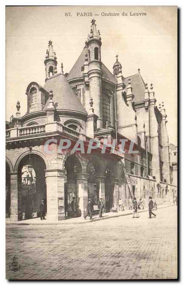 CPA Paris oratoire du Louvre