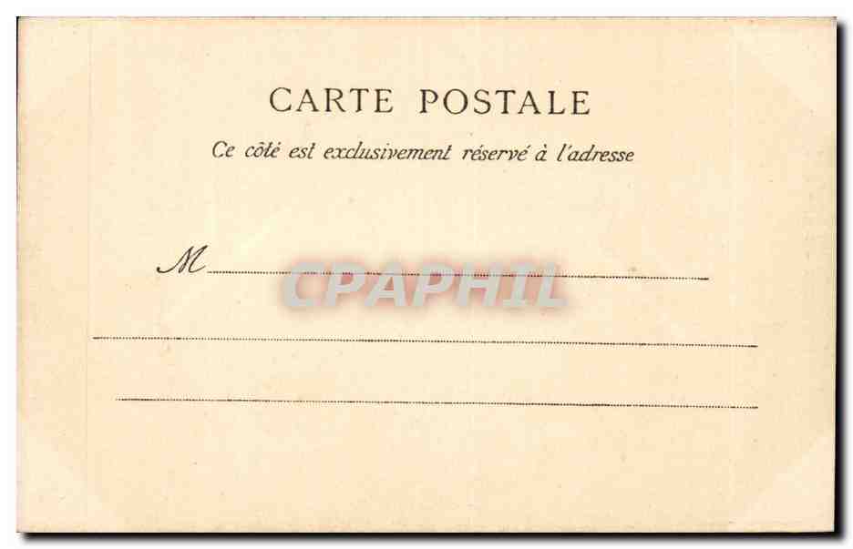 CPA Paris oratoire du Louvre — Verso