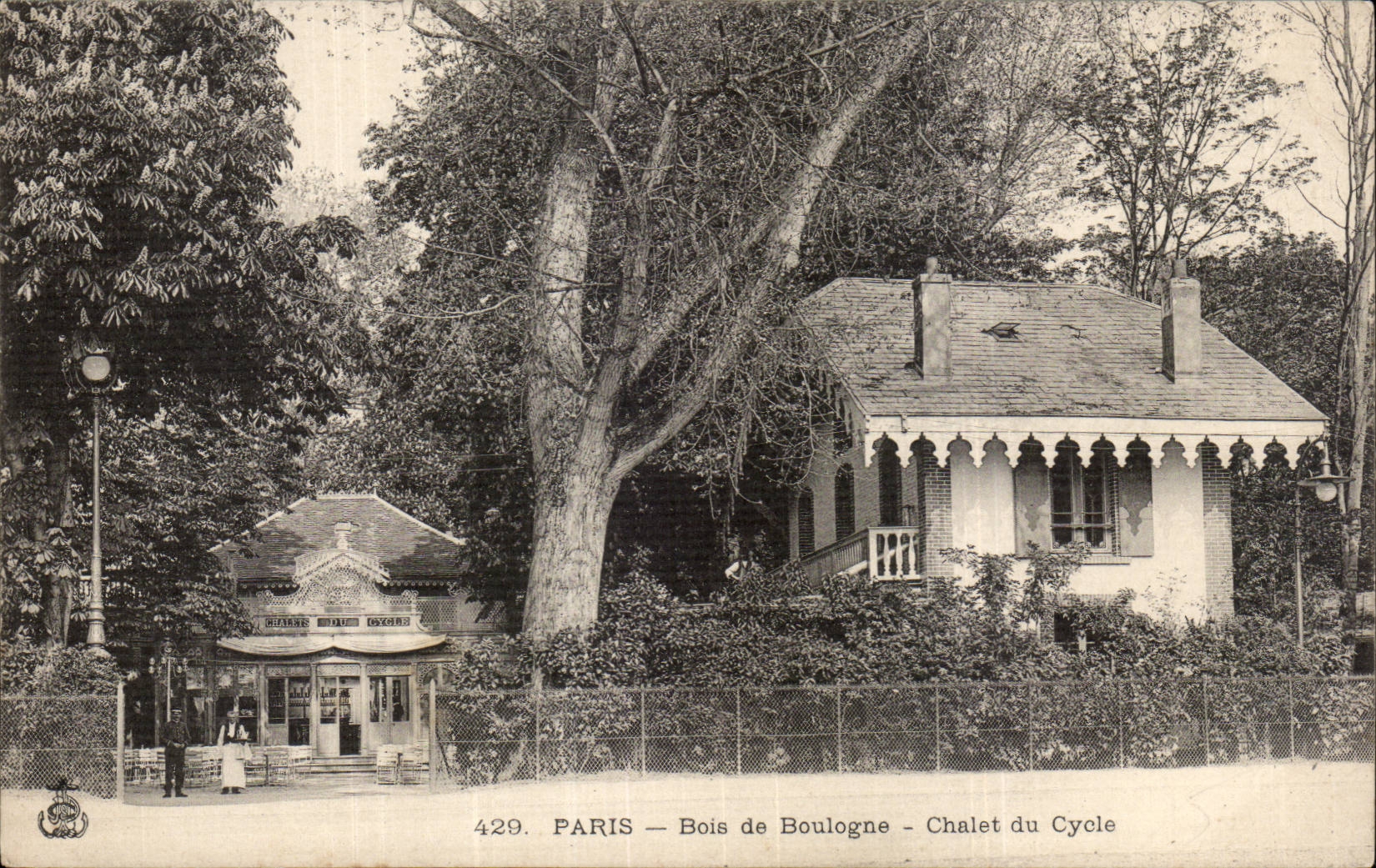 CPA Paris Bois de Boulogne Chalet du cycle Velo cycling Bicyclette
