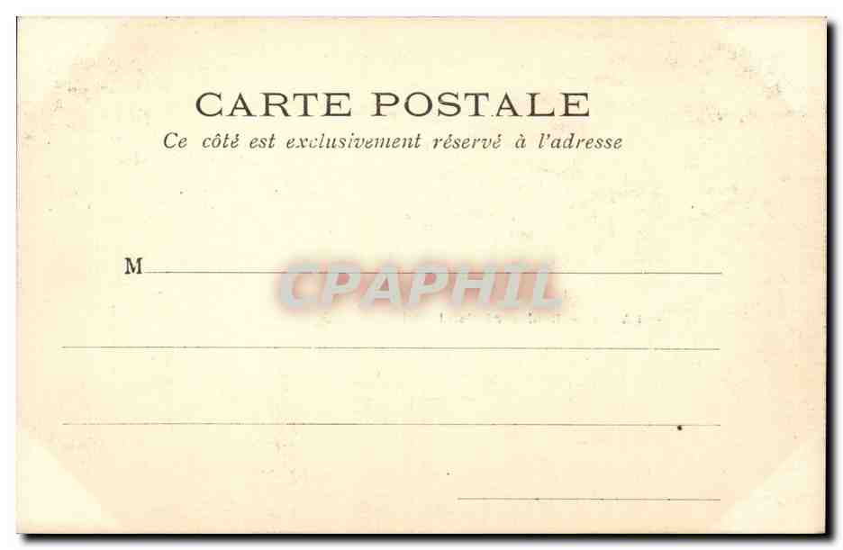 CPA Paris Boulevard St Michel — Rückseite
