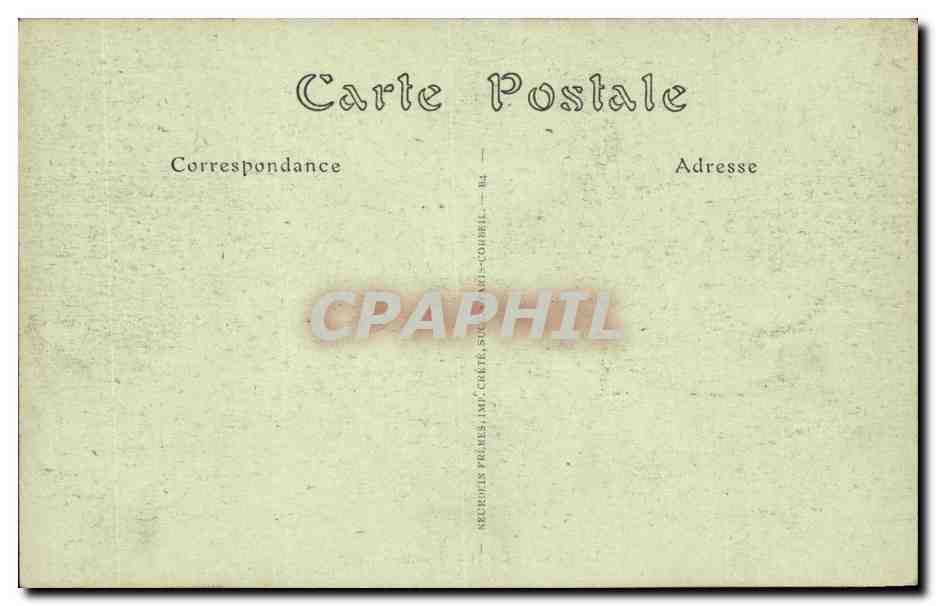 CPA Paris La rue montmartre — Rückseite