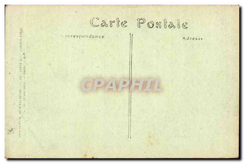 CPA Paris Bois de Boulogne Parc du chateau de Bagatelle  — Rückseite