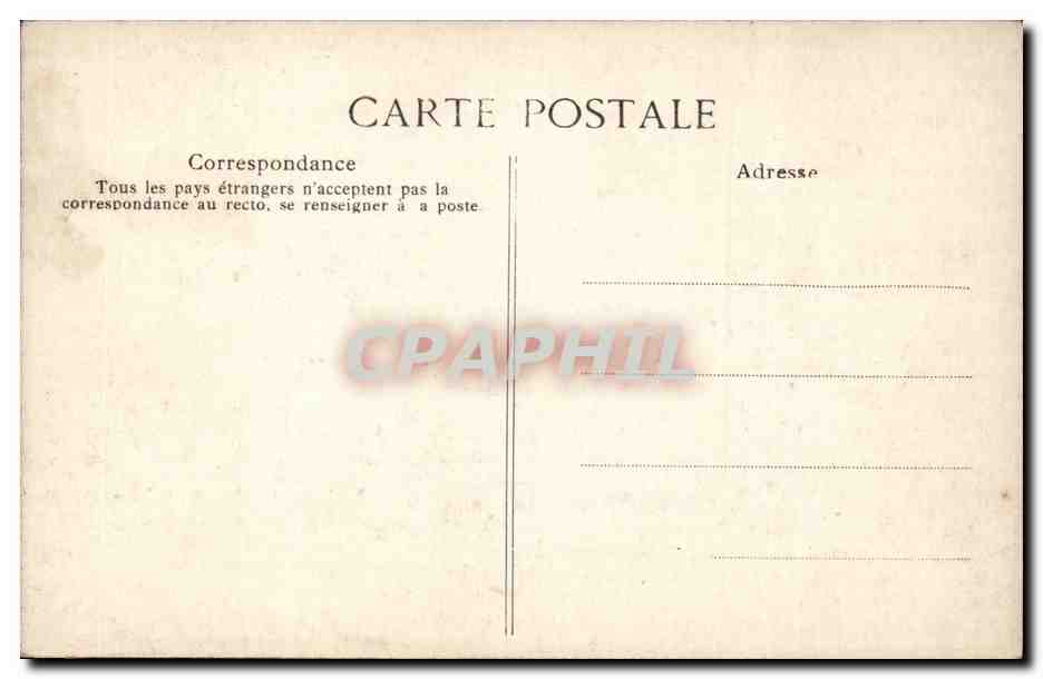 CPA Paris Maison de retraite de Chardon Lagache — Rückseite