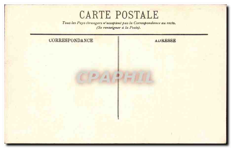 CPA Paris Panorama pris du jardin des Tuileries Rhinoceros — Rückseite