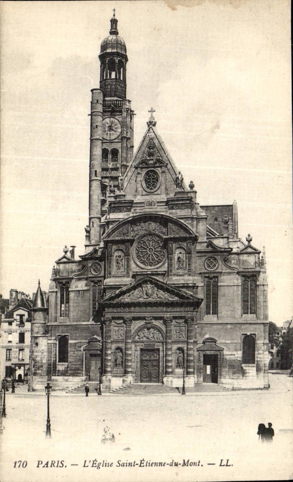 CPA Paris L'eglise St Etienne du Mont