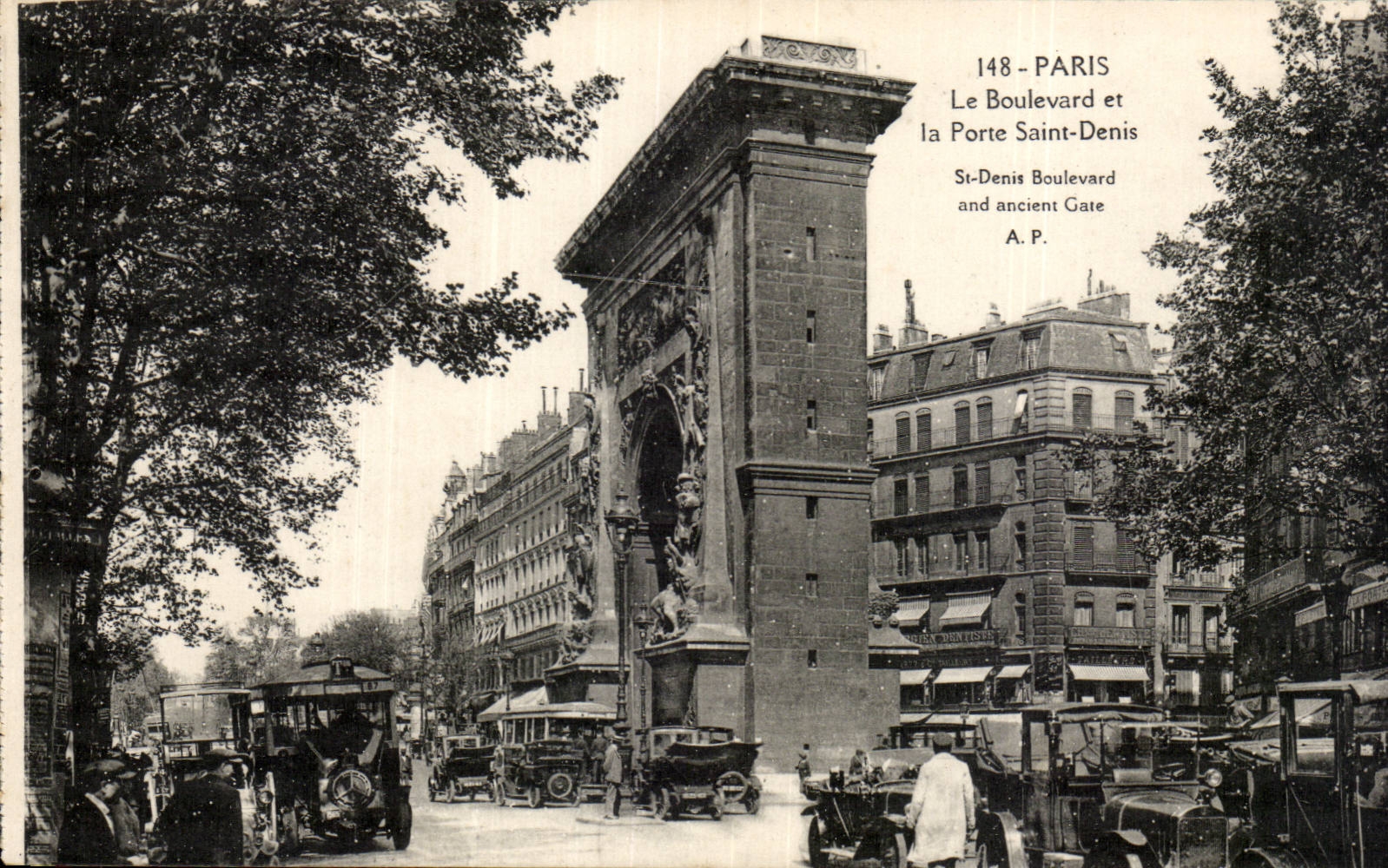 CPA Paris Boulevard et porte St Denis