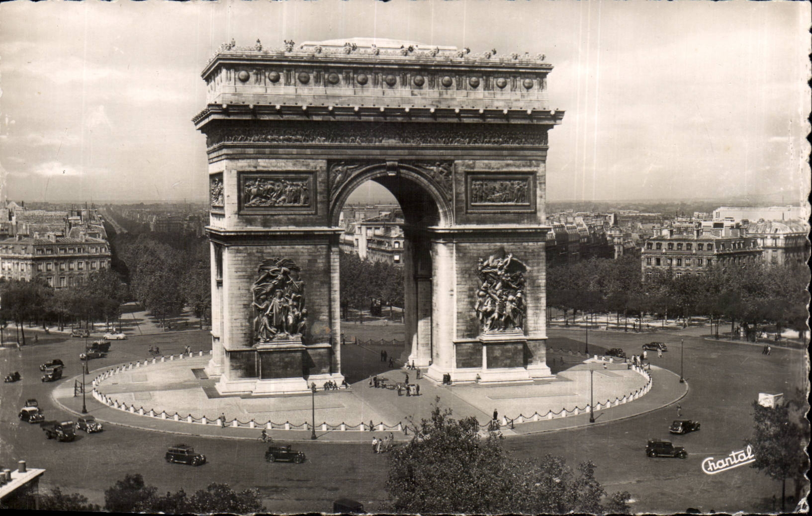 CPA Paris Arc de Triomphe place de l'etoile