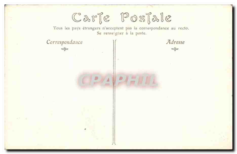 CPA Paris Eglise St Etienne du Mont La nef — Rückseite