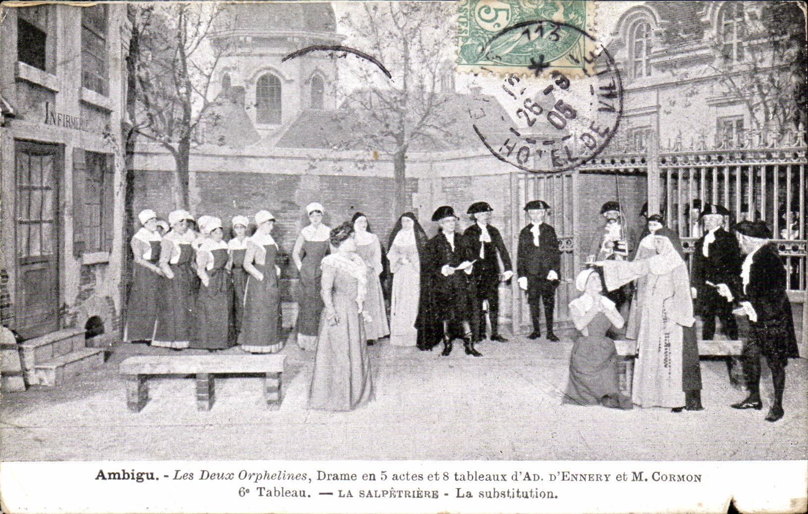 Les Deux Orphelines - 6e Tableau - La Salpêtrière - Ambigu
