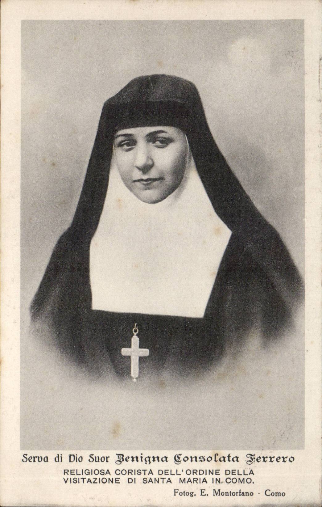 CPA Fantaisie Sonsola Ferrero Como Religieuse 