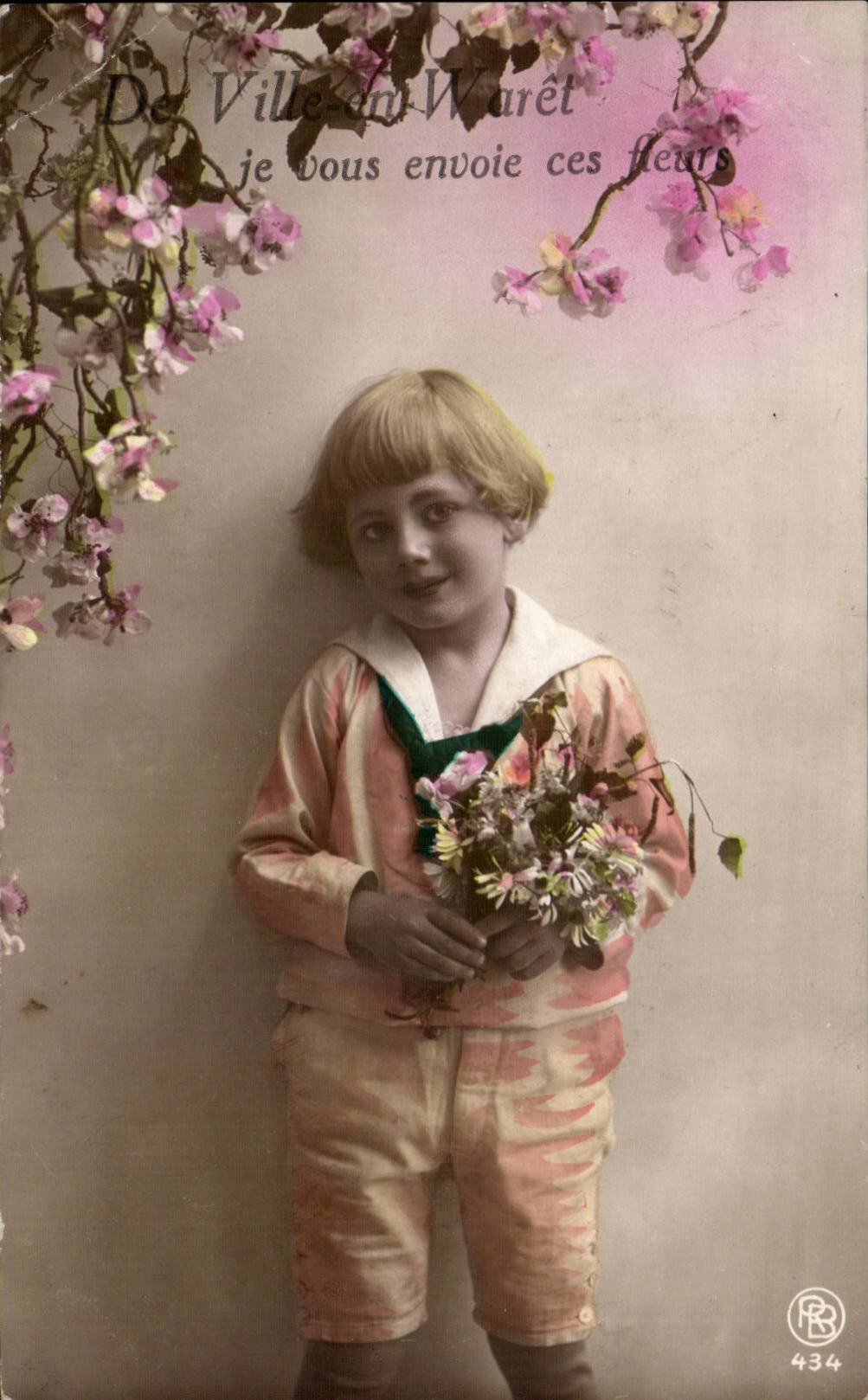 CPA Fantaisie Enfant Garcon