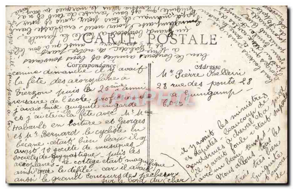 CPA Fantaisie Enfants — Verso