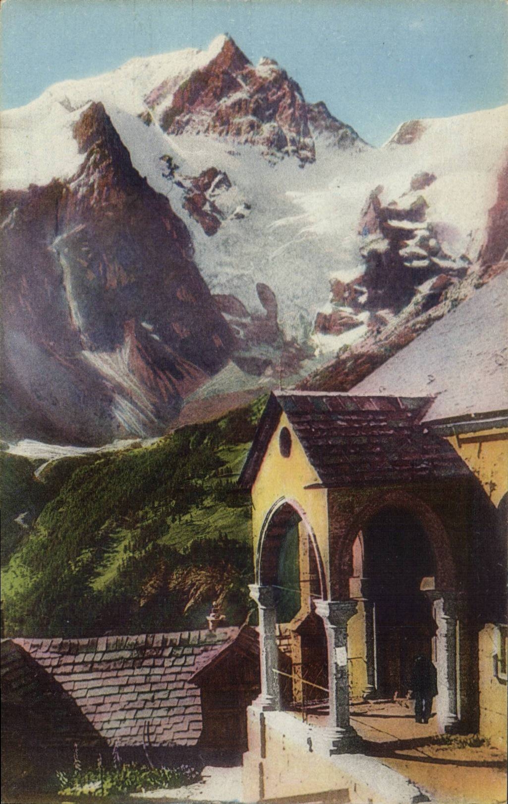 La Grave - Église des Terrasses et la Meije — Éditions Oddoux